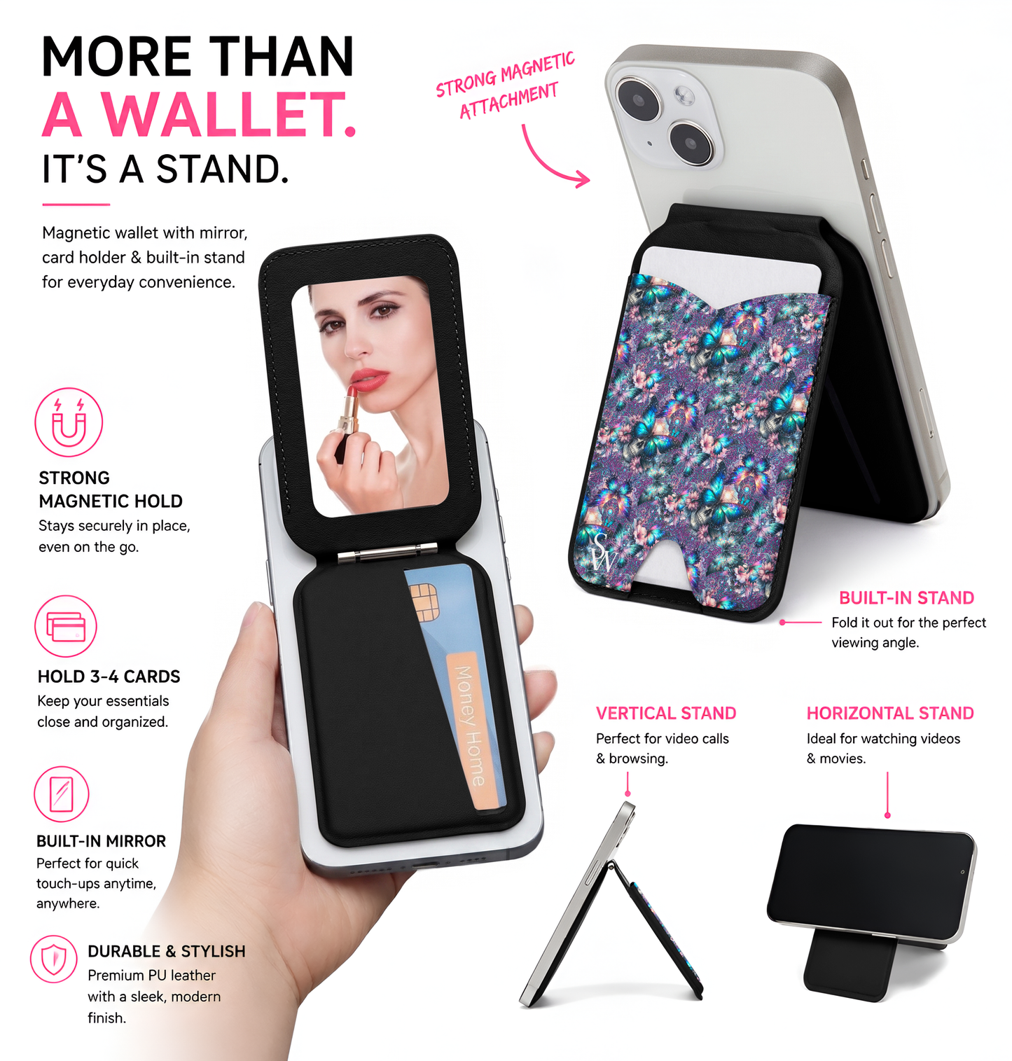 Ashes to Wings Phone Wallet