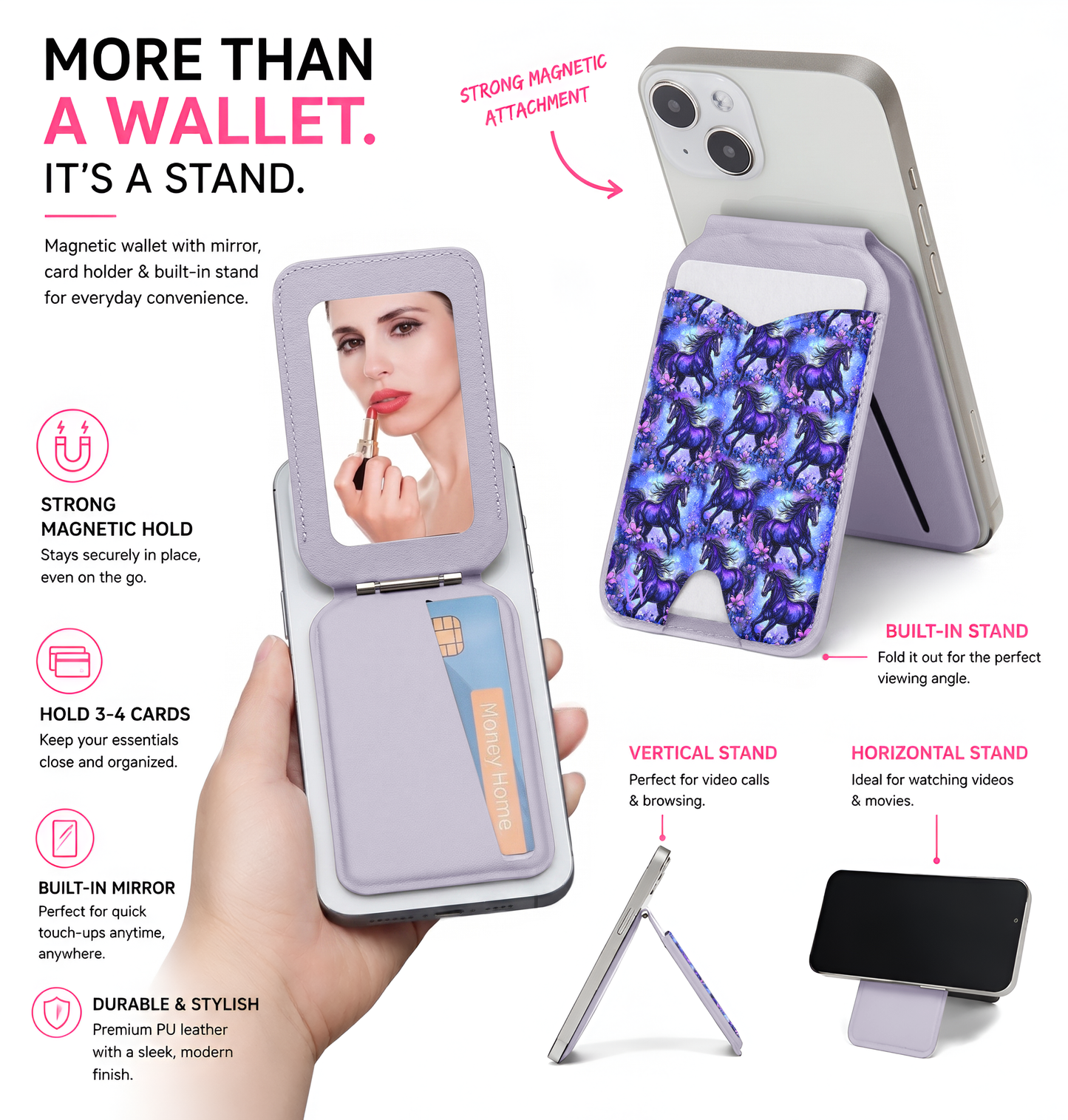 Dark Beauty Phone Wallet