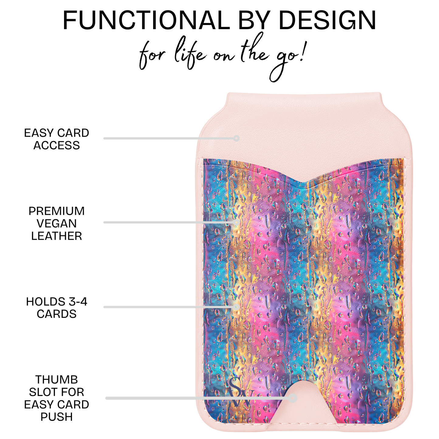 Sunset Splash Phone Wallet