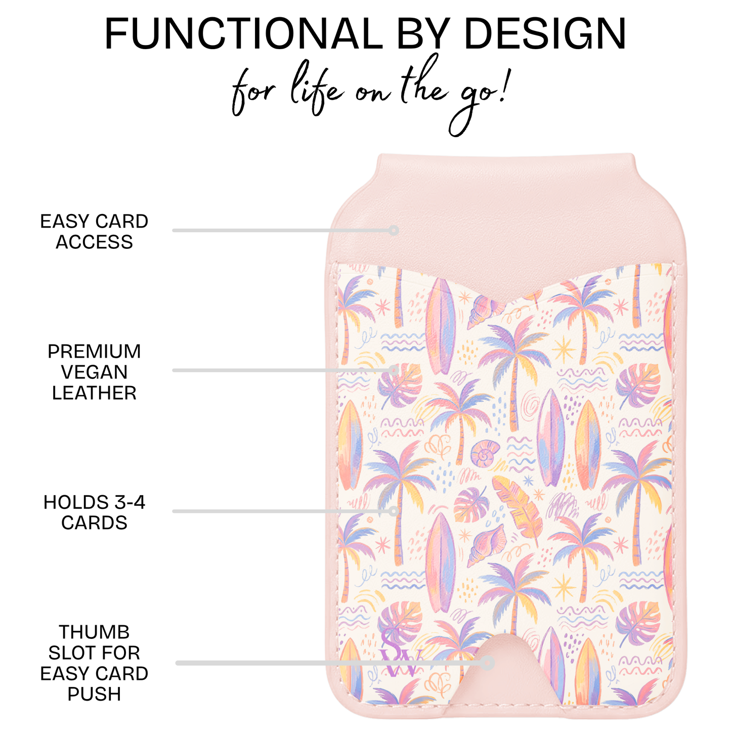 Sunset Surf Phone Wallet