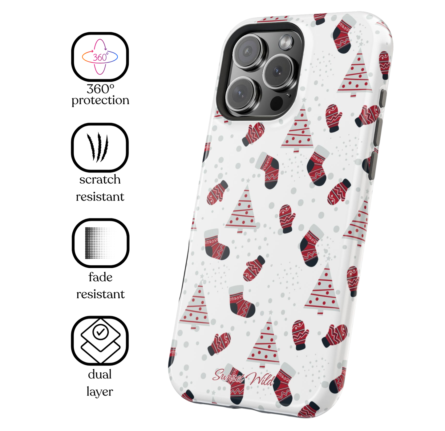 Peppermint Pines MagSafe Case