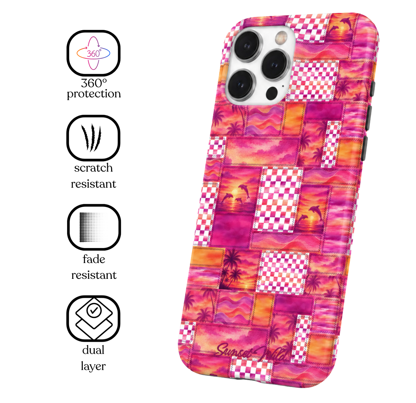 Paradise Patches Phone Case