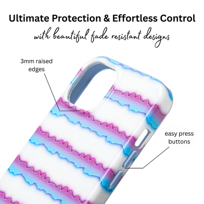 White Fusion Phone Case