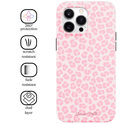 Pink Leopard MagSafe Phone Case