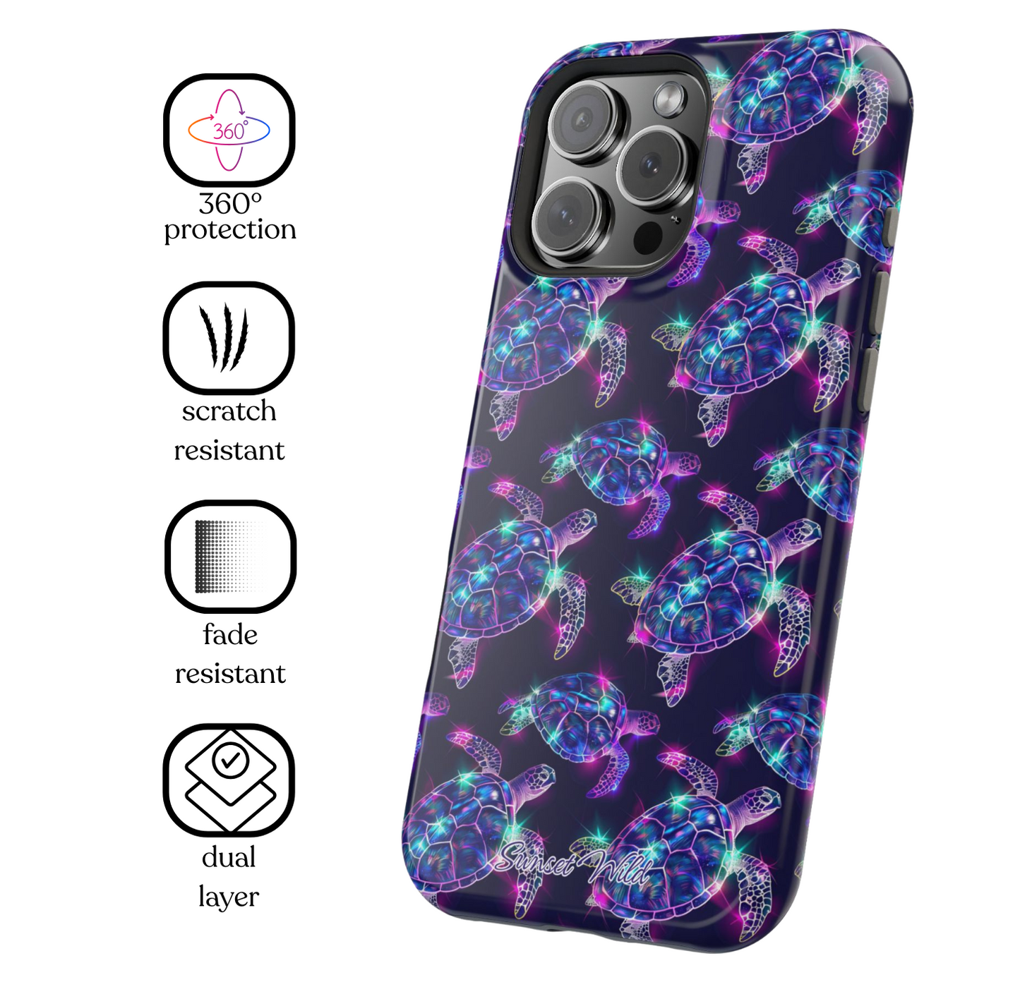 Shimmering Shell MagSafe Case