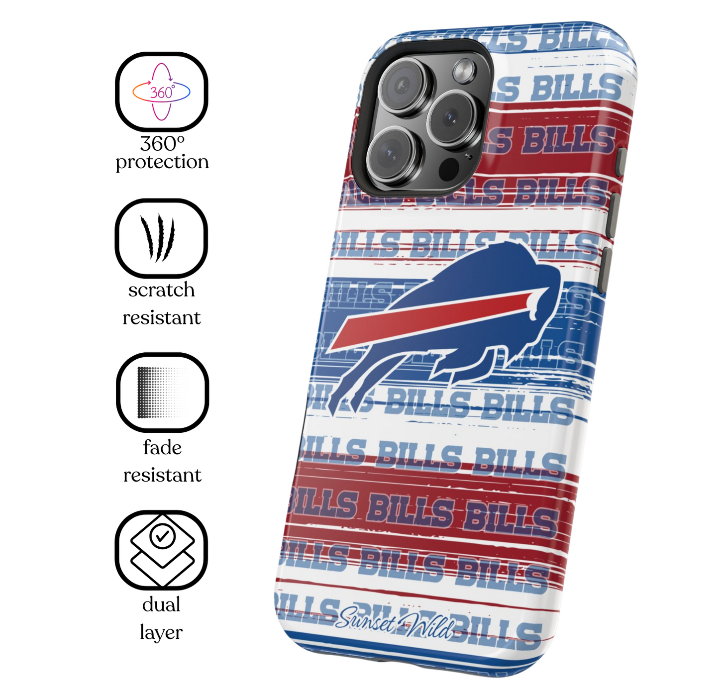 Buffalo Stripes MagSafe Case