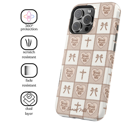 Jesus is with You Phone Case