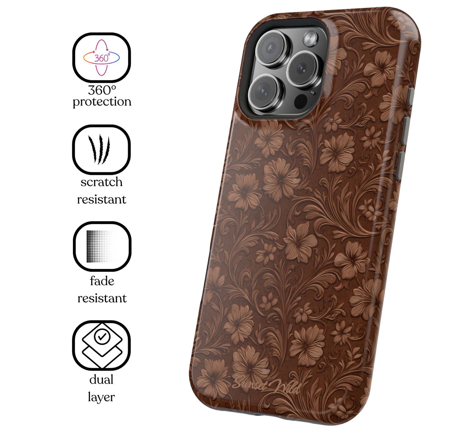 Tooled & Timeless Phone Case