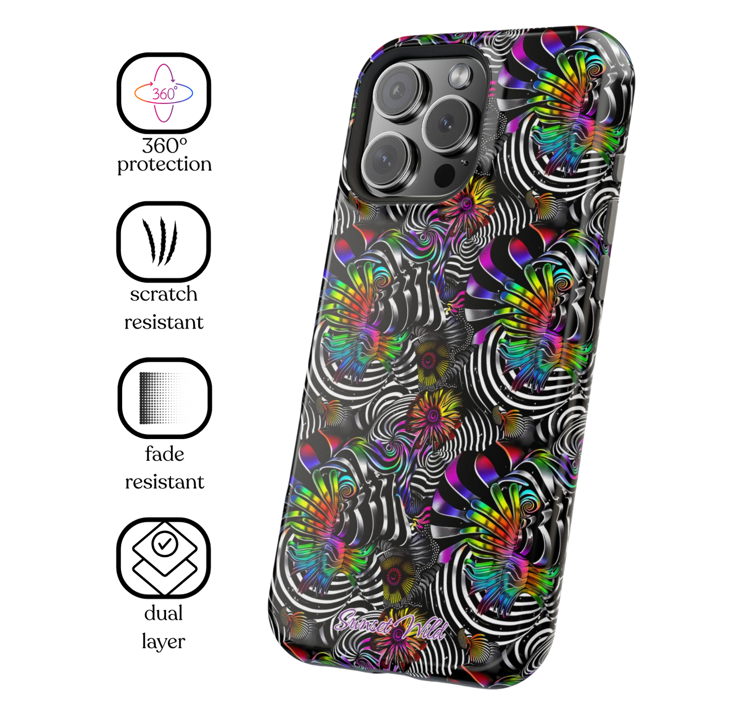 Rainbow Rave MagSafe Case