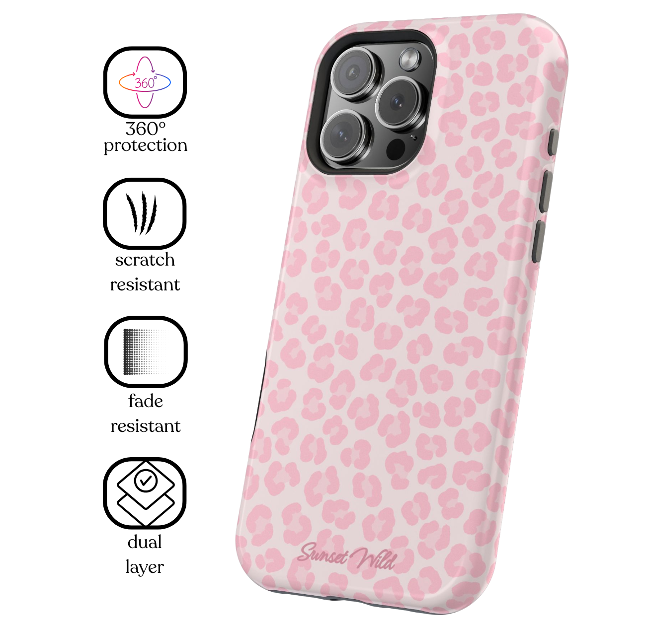 Pink Leopard Phone Case