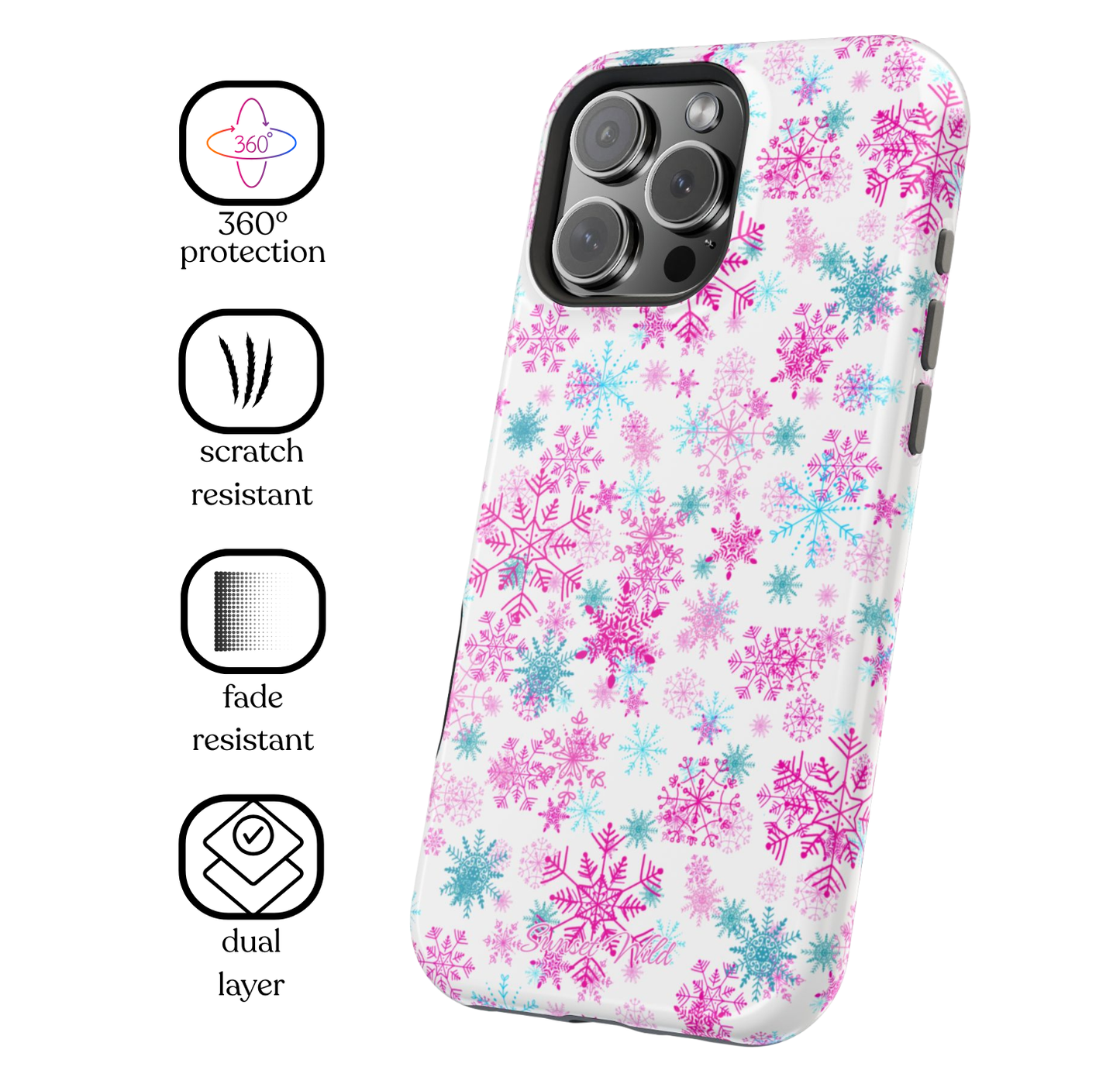 Cotton Candy Christmas MagSafe Case