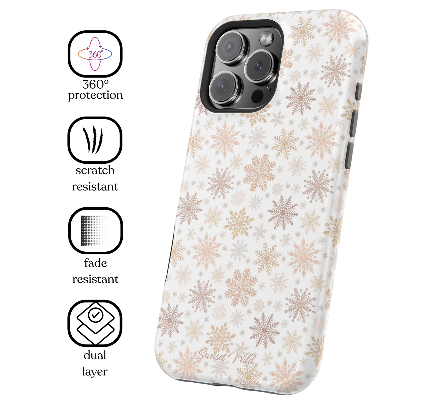 Flakes of Gold MagSafe Case