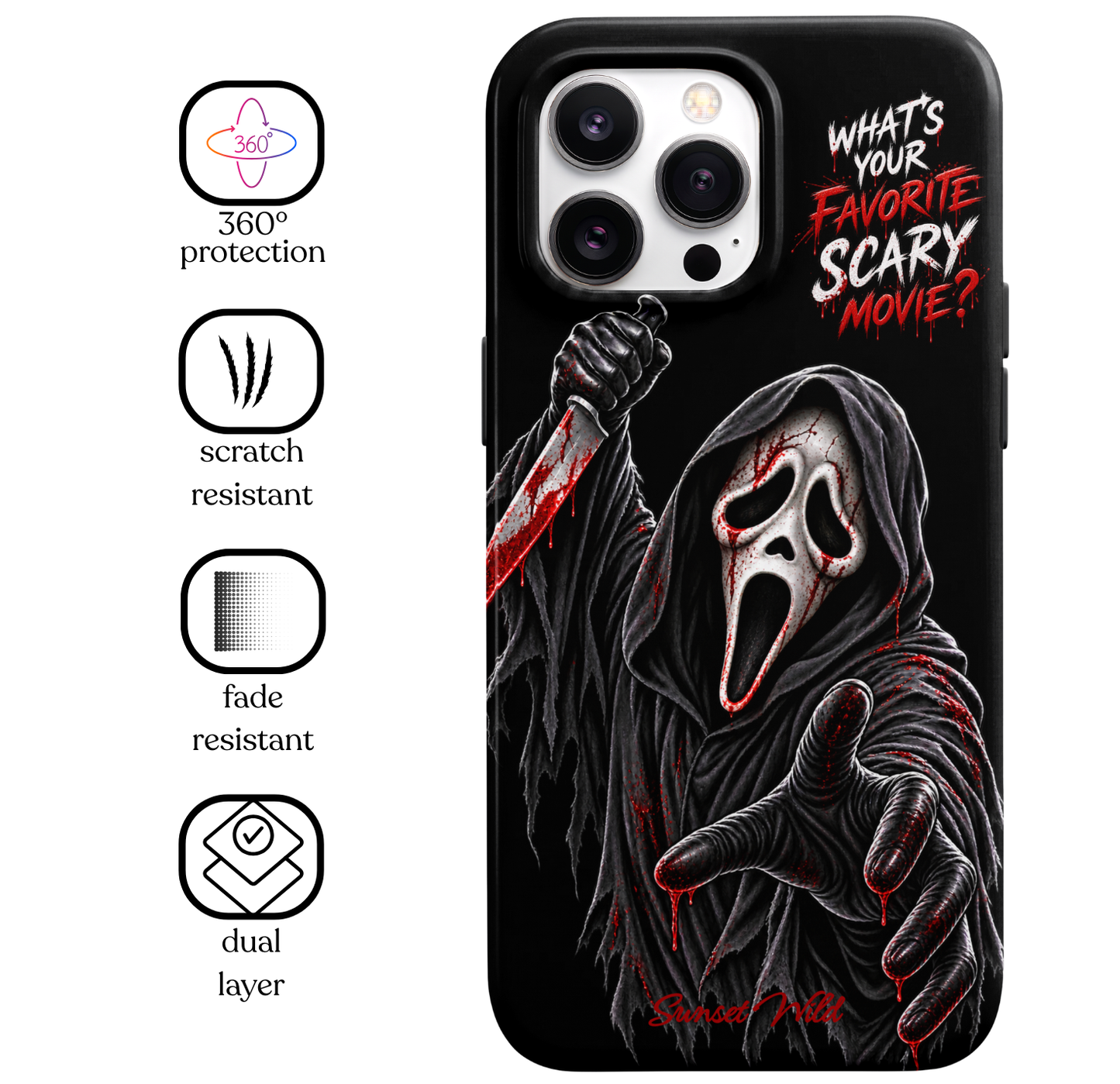 Ghostface MagSafe Phone Case