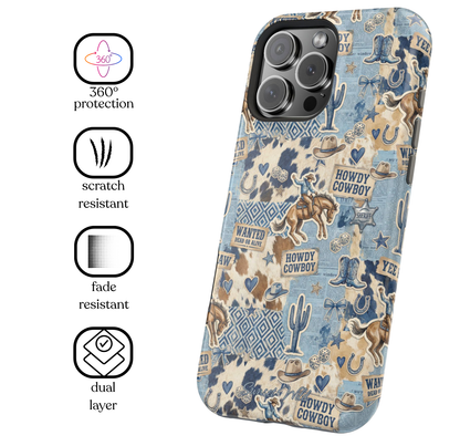 Howdy Cowboy Phone Case