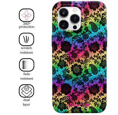 Neon Lace MagSafe Phone Case