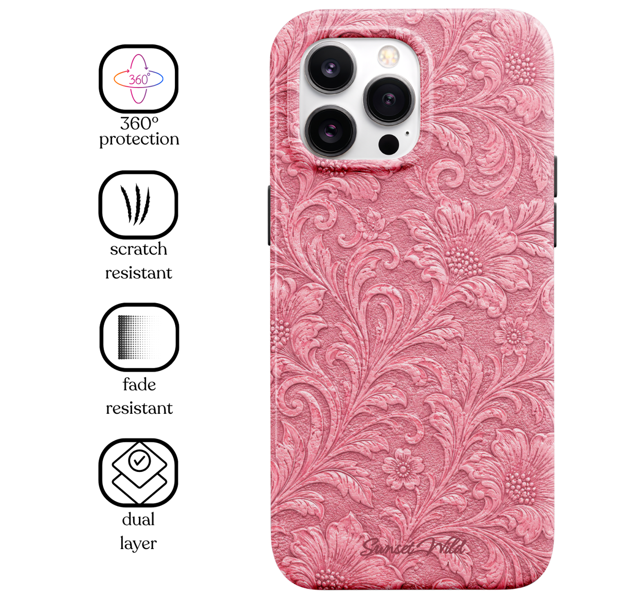 Rose & Rawhide MagSafe Phone Case
