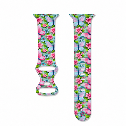 Butterfly Bloom Watch Band