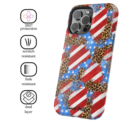 Red White & Wild Phone Case