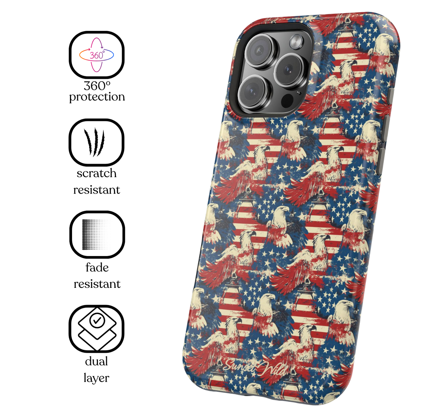 Old Glory Phone Case