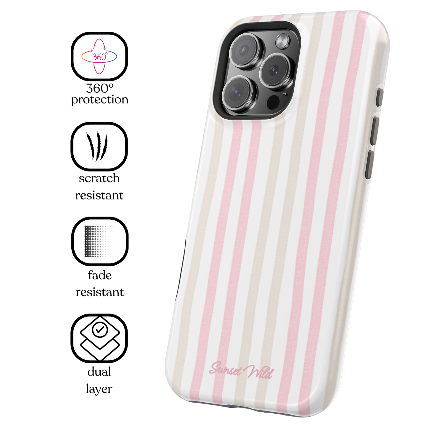 Blush Boardwalk Phone Case