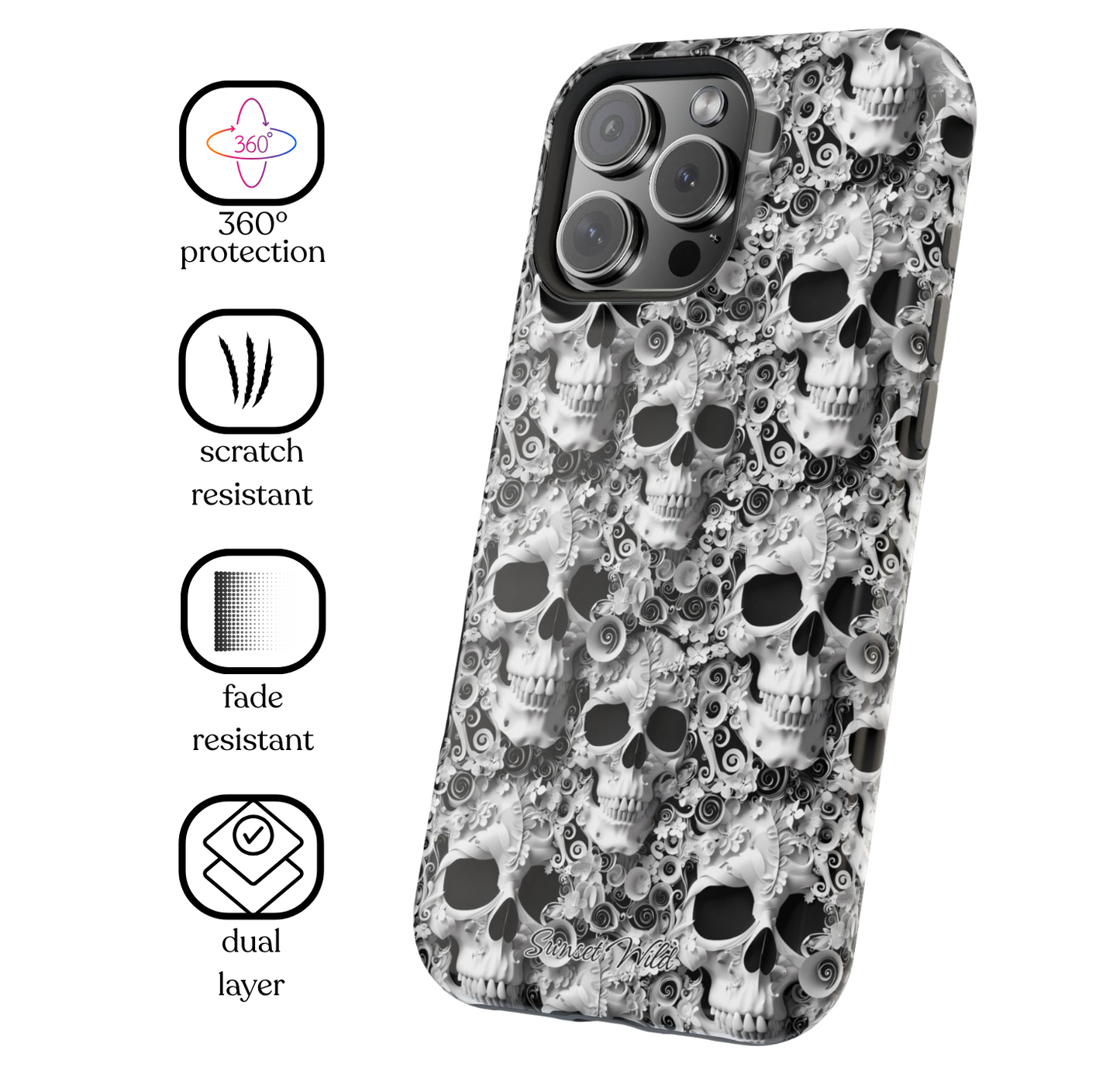 Phantom Florals MagSafe Case