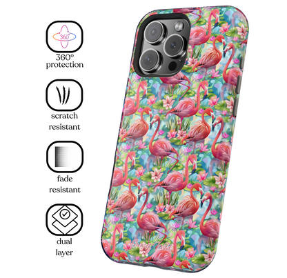 Flamingo Fiesta MagSafe Case