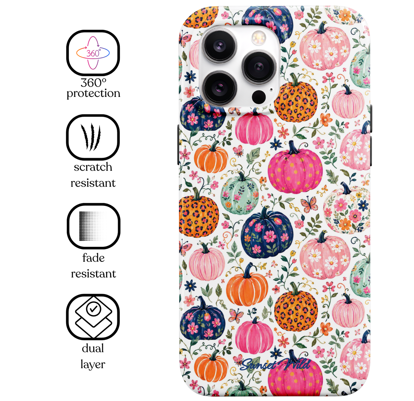 Petals & Pumpkins MagSafe Phone Case