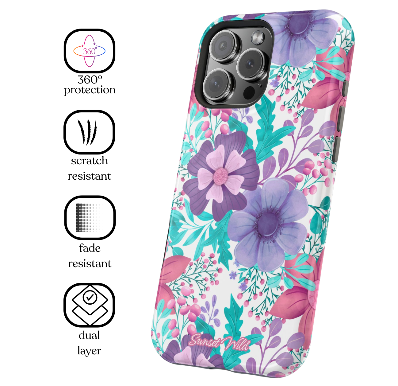 Tropical Bloom Phone Case