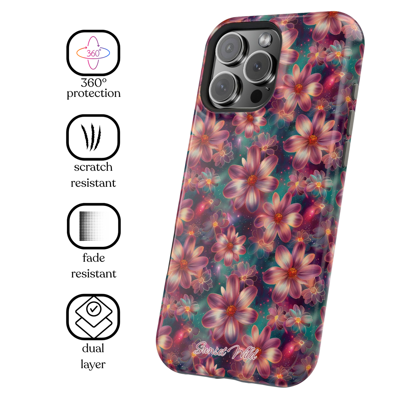 Luminous Florals MagSafe Case