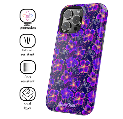 Neon Hibiscus MagSafe Case