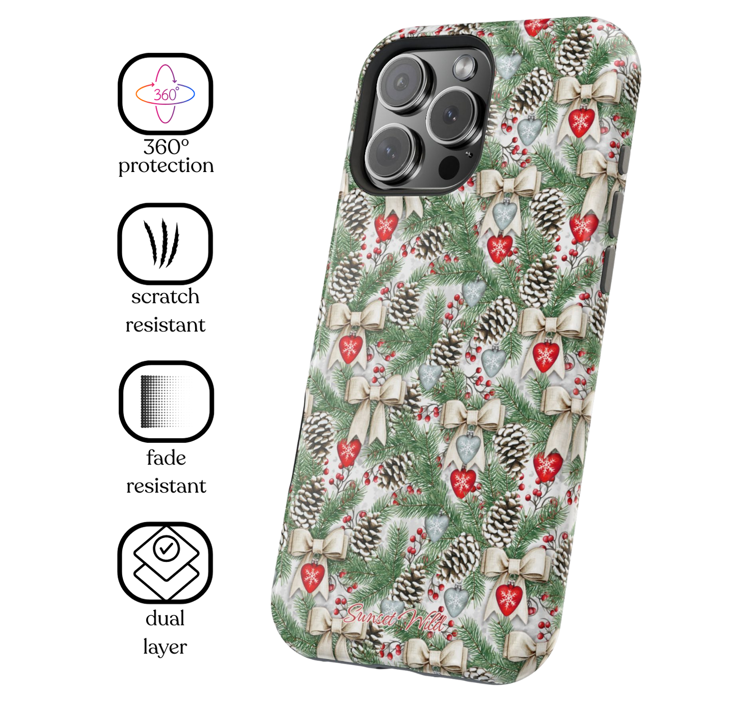 Heart of Christmas MagSafe Case