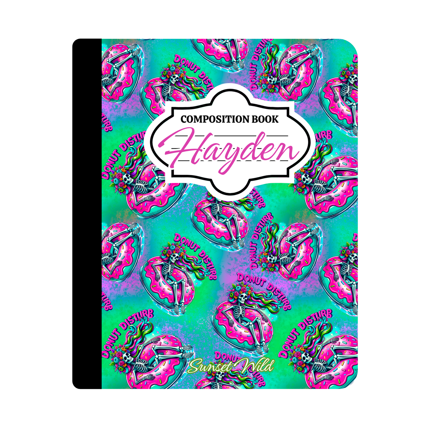 Donut Disturb Custom Notebook