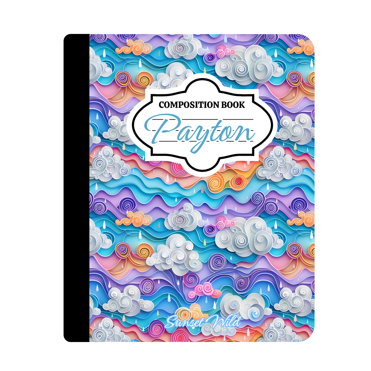 Dreamy Drizzle Custom Notebook