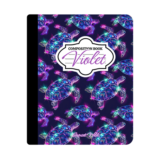 Shimmering Shell Custom Notebook