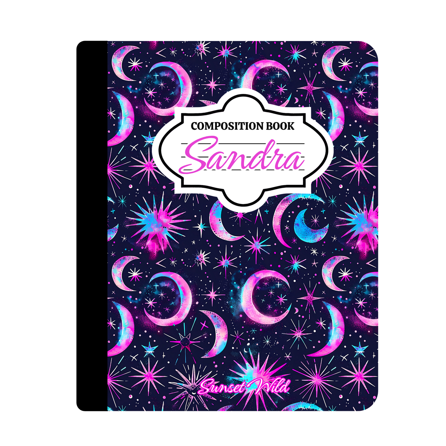 Electric Eclipse Custom Notebook
