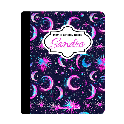 Electric Eclipse Custom Notebook