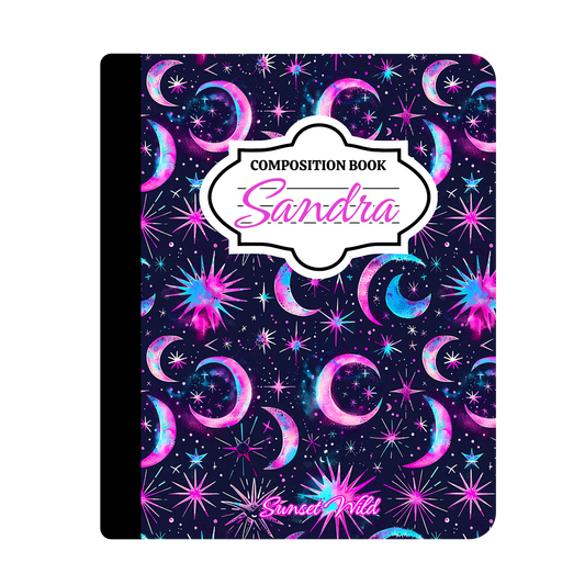 Electric Eclipse Custom Notebook