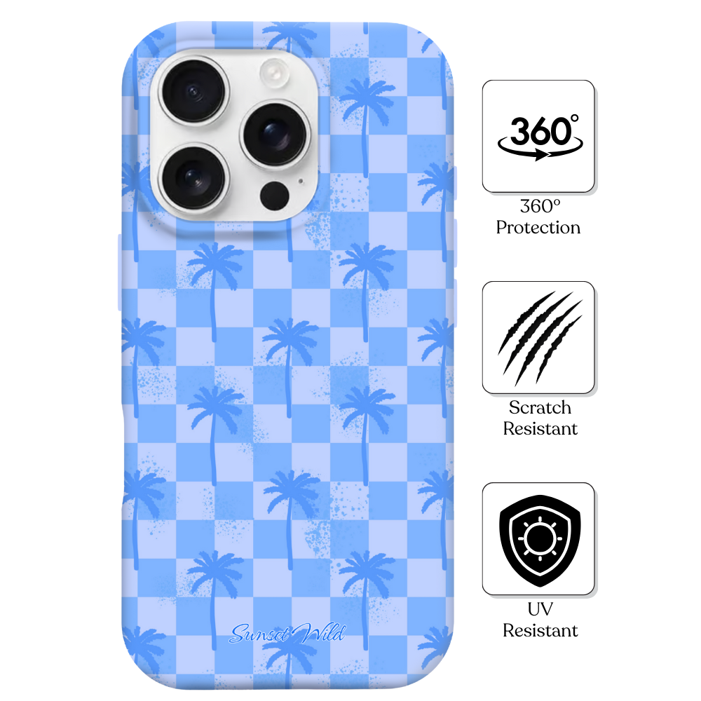 Paradise Palms (Blue) Phone Case