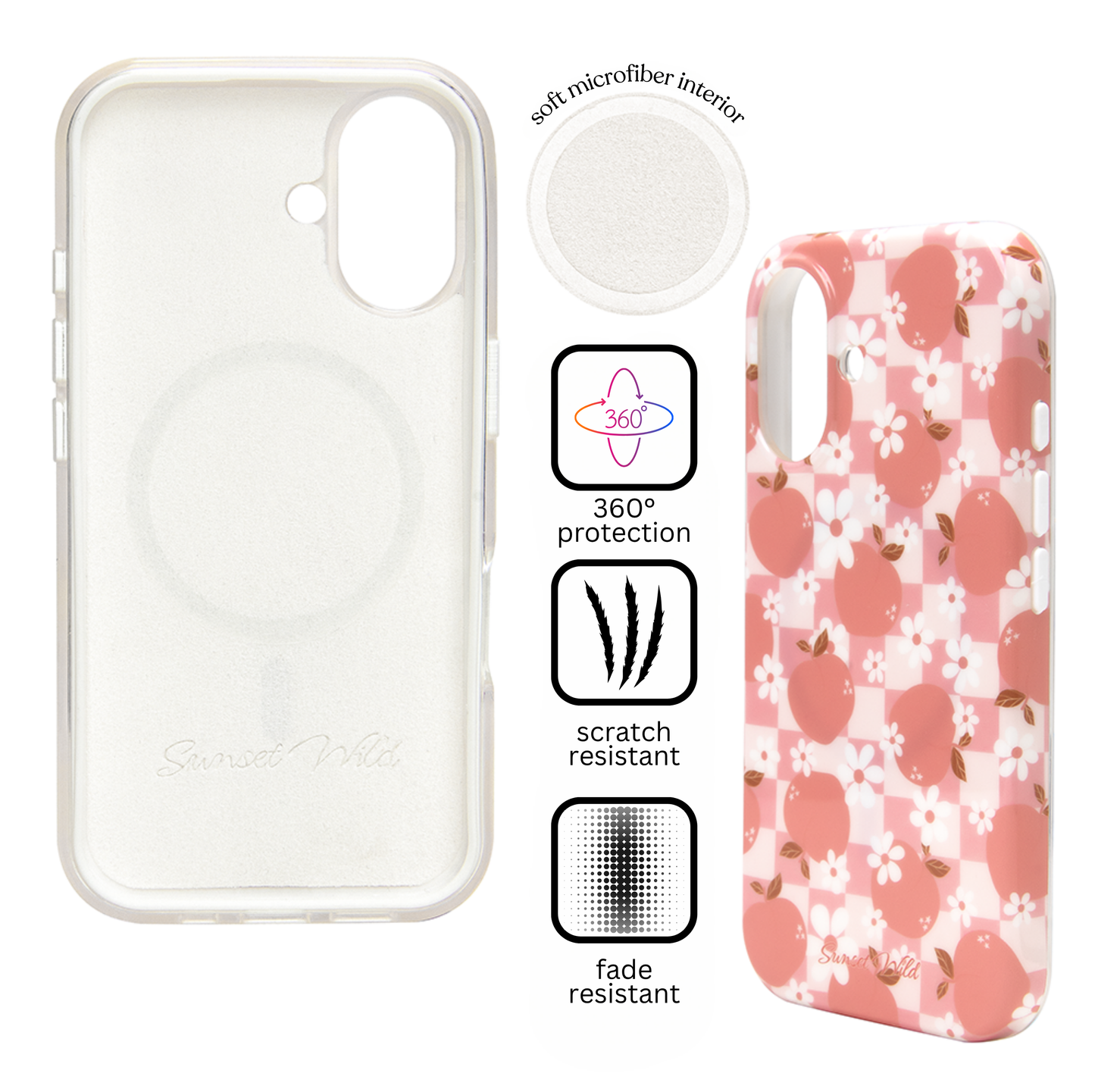 Peach Patch Phone Case