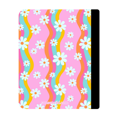 Groovy Bloom Custom Notebook