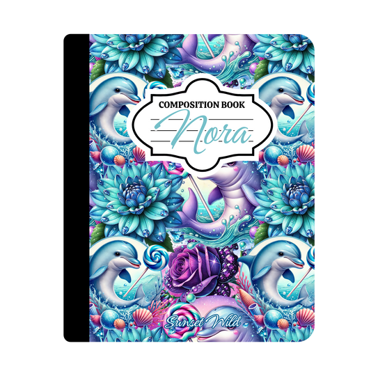 Lollipop Lagoon Custom Notebook