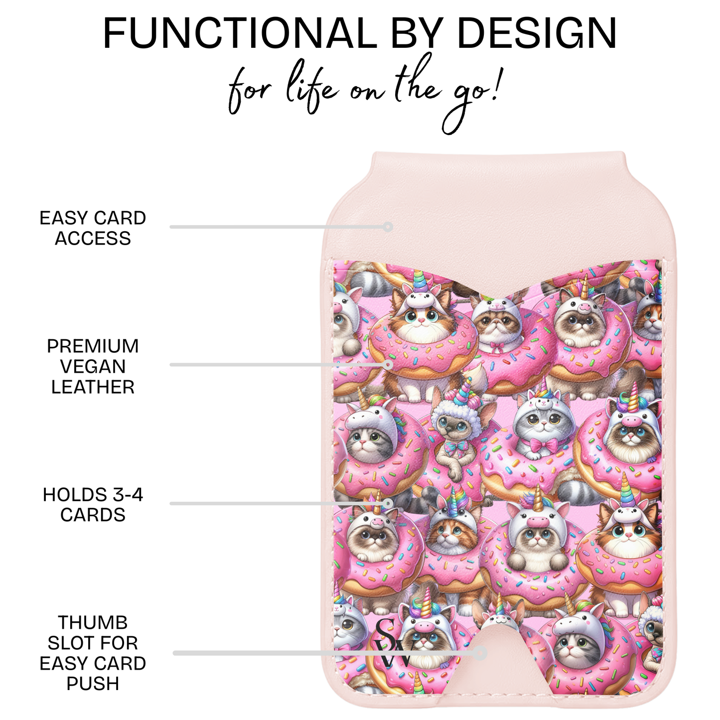 Caticorn Cravings Phone Wallet
