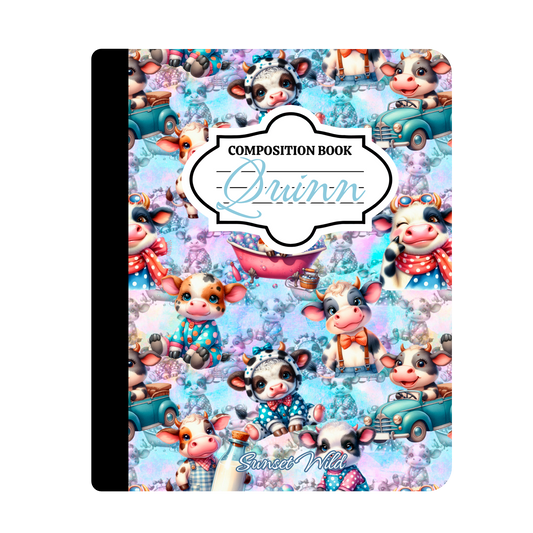 Pasture Party Custom Notebook