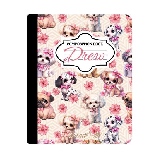 Pretty Paws Custom Notebook