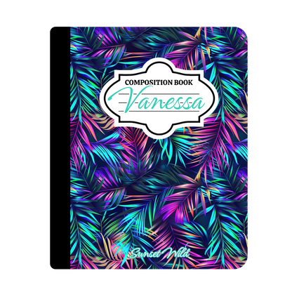 Radiant Rainforest Custom Notebook
