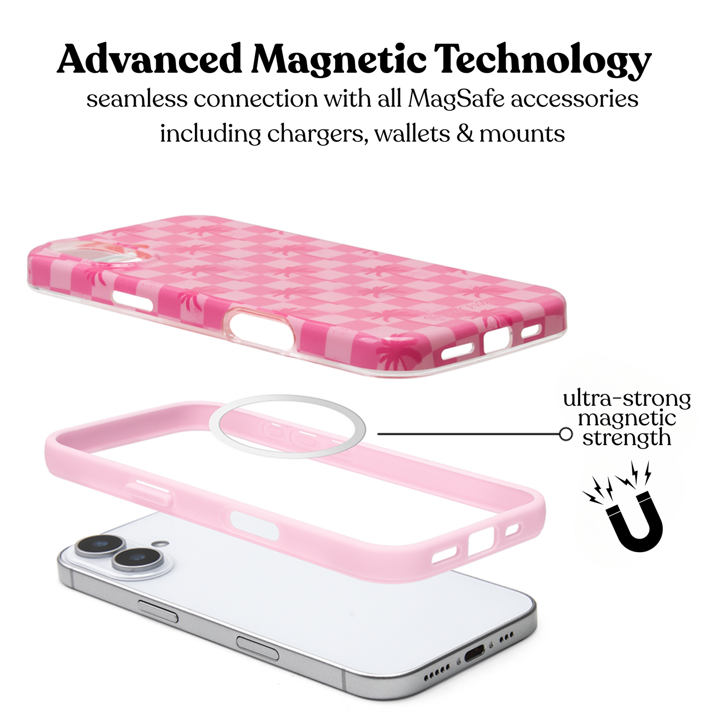 Paradise Palms (Pink) Phone Case