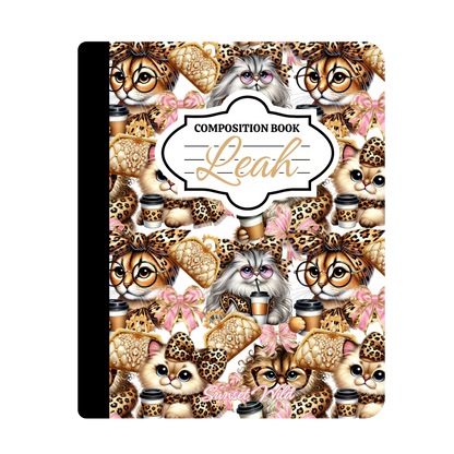 Sassy Cats Custom Notebook