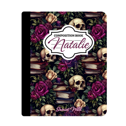 Skulls & Scripts Custom Notebook