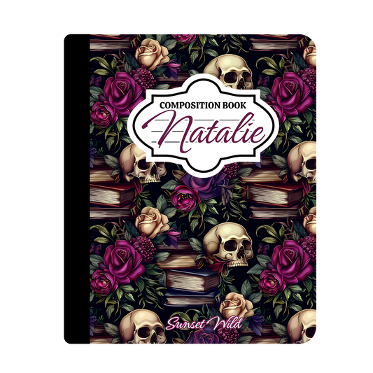 Skulls & Scripts Custom Notebook