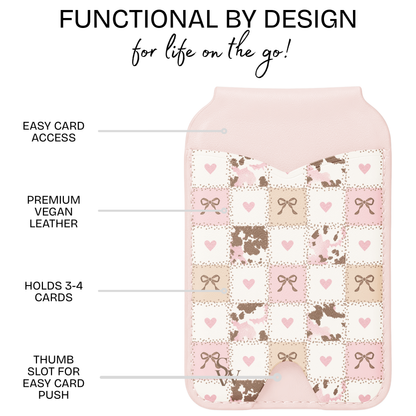 Hearts & Hide Phone Wallet